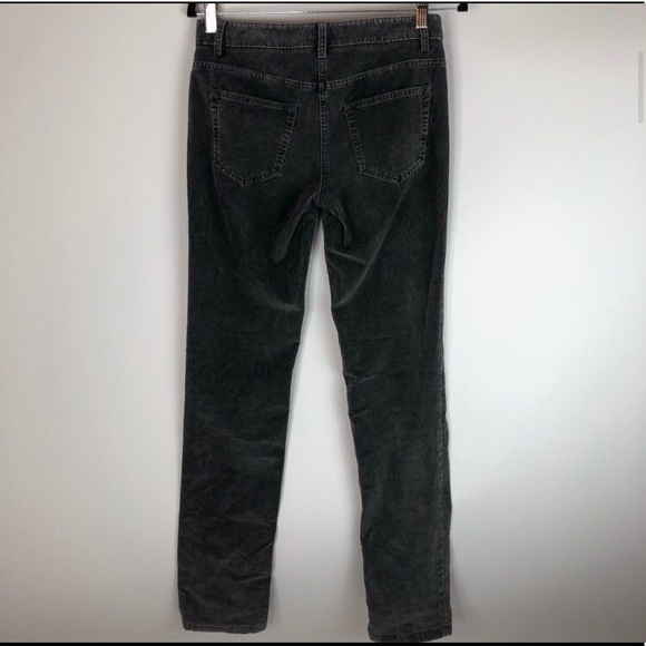 Theory Gray Corduroy Slim Fit Pants - Picture 5 of 8